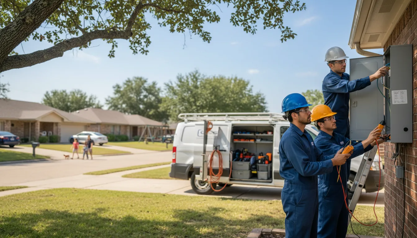 Certified electrician providing emergency electrical services in Stockport, OH